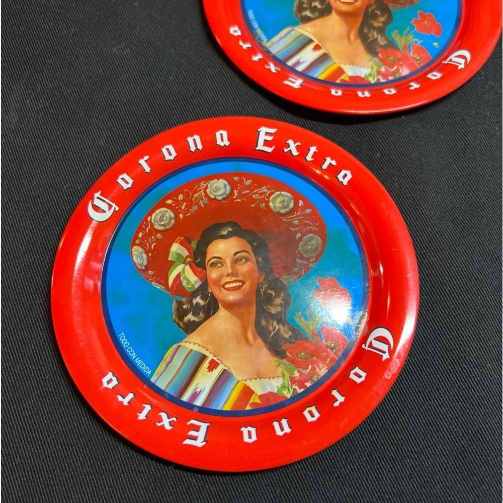 Corona extra vintage metal coasters - Picture 2 of 8